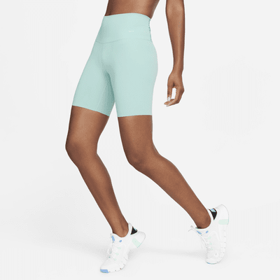 Shorts de ciclista de cintura alta de 20 cm con soporte suave para mujer Nike Zenvy