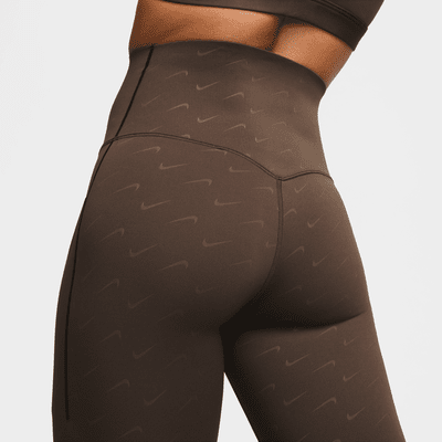 Legging imprimé 7/8 taille haute et maintien normal avec poches Nike Universa pour femme