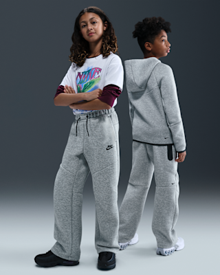 Детские  Nike Sportswear Tech Fleece Big Kids' (Boys') Open-Hem Pants