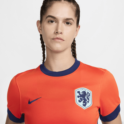 Netherlands (Men's Team) 2024/25 Stadium Home Nike Dri-FIT Soccer Replica Fußballtrikot für Damen