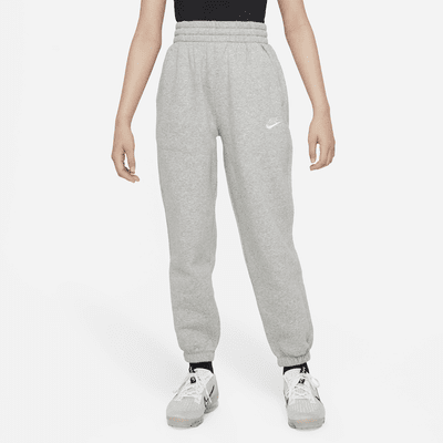 Nike Sportswear Women's Essential Fleece Pants Dark Grey Heather / White