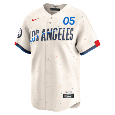 thumbnail interactive-video image 1 of Freddie Freeman Los Angeles Dodgers Home Road Men's Jersey – W/ Team Patch – Majestic 1 of 6