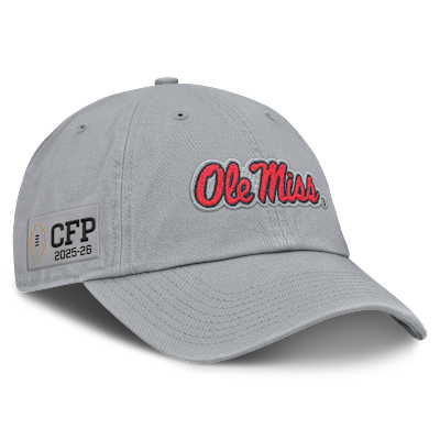 Ole Miss 2025/26 College Football Playoff Bound Club Men's Nike College Adjustable Hat