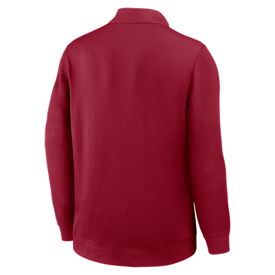 Alabama Coaches Men's Nike Dri-FIT College Long-Sleeve 1/2-Zip Top