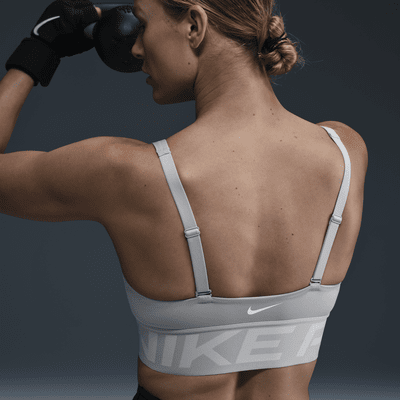 Nike Pro Indy Plunge Sujetador deportivo de sujeción media con almohadilla - Mujer