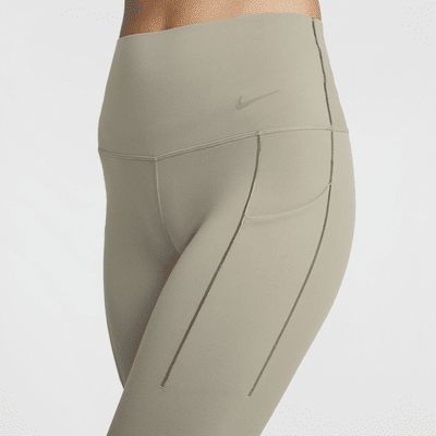 Leggings de 7/8 de tiro alto y sujeción media con bolsillos para mujer Nike Universa