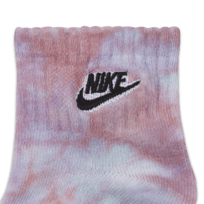 Nike Baby Tie-Dye Gripper Socks (3 Pairs)