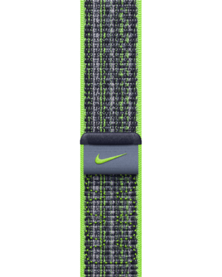 45mm Bright Green/Blue Nike Sport Loop. Nike.com