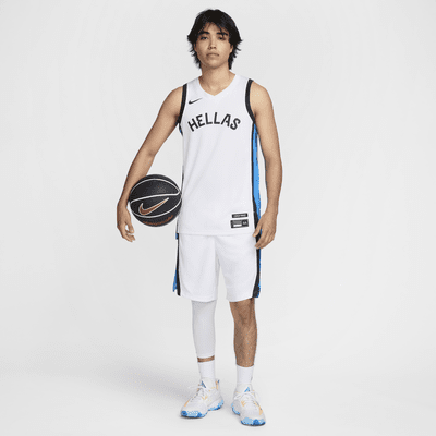 Greece Limited Home Men's Nike Basketball Jersey