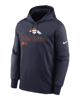 Мужское худи Denver Broncos Men’s Nike Therma NFL Pullover Hoodie