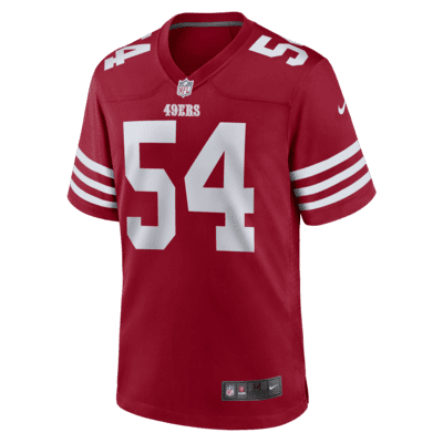 NFL San Francisco 49ers (Fred Warner) Men's Game Football Jersey