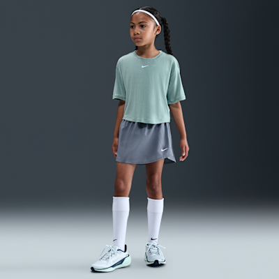 Nike One Relaxed Big Kids' (Girls') Dri-FIT Short-Sleeve Top