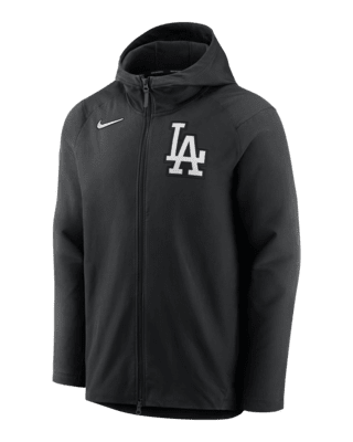 Mens Nike Los Angeles Dodgers Full Zip Hoodie Jacket Training MLB Baseball  XL