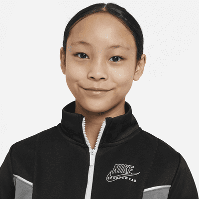 Nike Sportswear Heritage Big Kids' (Girls') Full-Zip Jacket