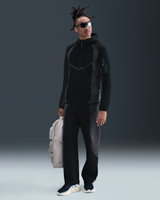 Мужские  Nike Tech Color-Block Open-Hem Fleece Pants