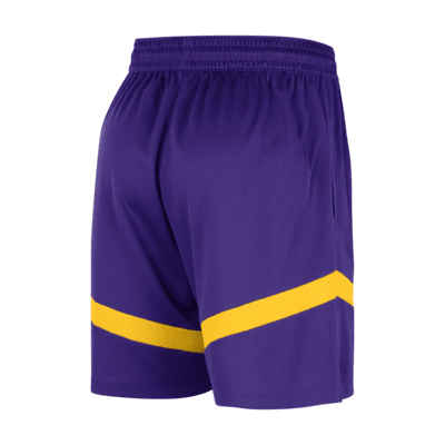 กางเกงขาสั้น 8 นิ้ว Nike Dri-FIT NBA ผู้ชาย Los Angeles Lakers Icon Practice