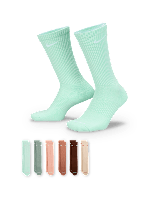 Unisex носки Nike Everyday Plus Cushioned Training Crew Socks (6 Pairs) для тренировок
