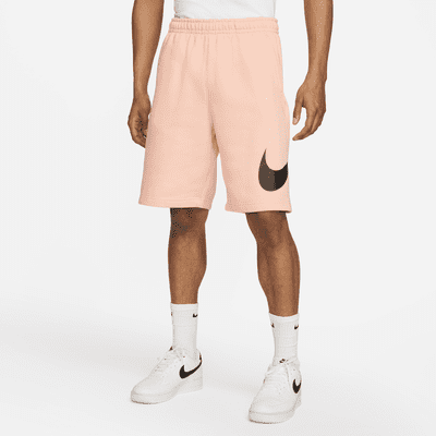 nike sportswear club fleece shorts pink