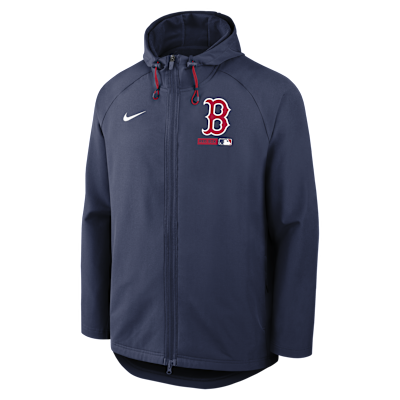 Boston Red Sox Authentic Collection Men's Nike Therma-FIT MLB Full-Zip Hooded Jacket