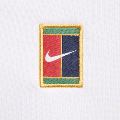 NikeCourt Heritage Dri-FIT Fleece Erkek Kapüşonlu Tenis Üstü