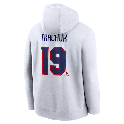Sudadera con gorro sin cierre de hockey para hombre Matthew Tkachuk "Team USA" Nike Club Fleece