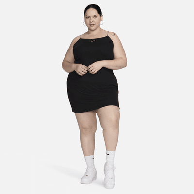 Nike Sportswear Chill Knit Women's Tight Mini-Rib Cami Dress (Plus Size)