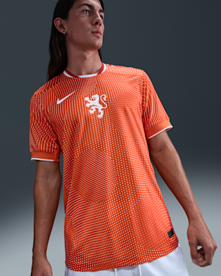 Мужские джерси Netherlands 2025 Stadium Home (Women's Team) Nike Dri-FIT Soccer Replica Jersey