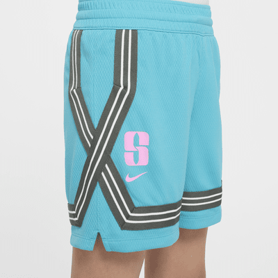 Shorts de básquetbol Dri-FIT para niña talla grande Sabrina