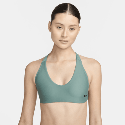 Top de bikini con espalda en Y Nike Hydralock Fusion para mujer