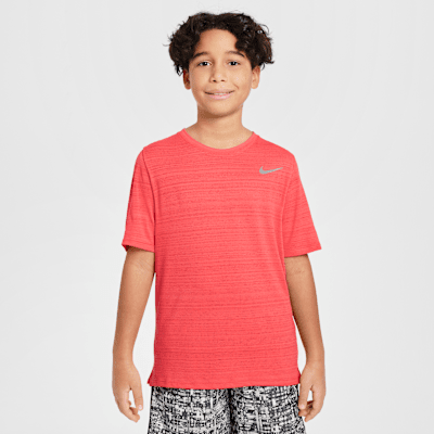 Nike Dri-FIT Miler Trainingsoberteil für ältere Kinder (Jungen)