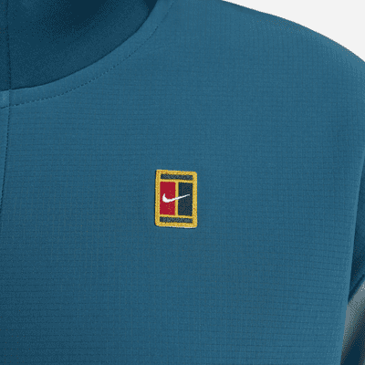 NikeCourt Dri-FIT Heritage Camiseta tenis con media cremallera - Mujer. ES