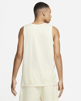 Nike Sportswear Club Cherry Blossom Tank Top in White for Men