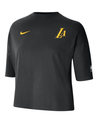 Женская футболка Los Angeles Lakers 2023/24 City Edition Nike NBA Courtside Boxy