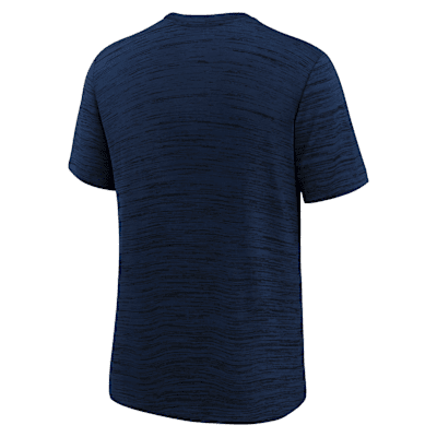 Playera Nike Dri-FIT de la MLB para niños talla grande Atlanta Braves Authentic Collection Velocity