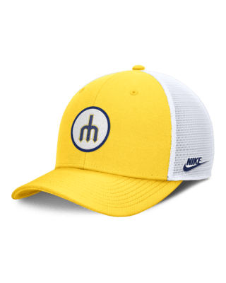 Мужские  Seattle Mariners Cooperstown Rise Nike Dri-FIT MLB Trucker Adjustable Hat