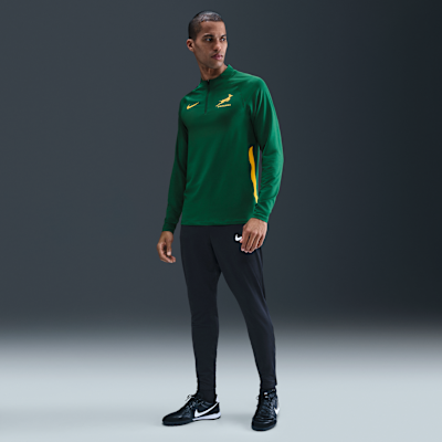 Springboks Parte de arriba de rugby de entrenamiento con cremallera de 1/4 Nike - Hombre