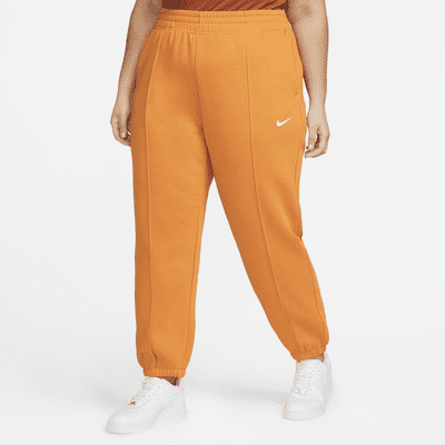 orange nike joggers womens