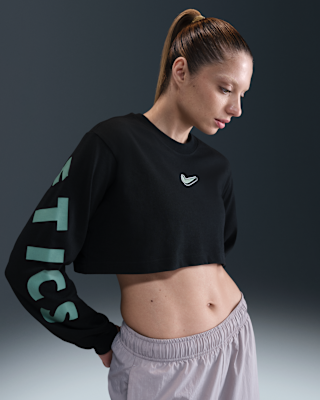 Женская футболка Nike Sportswear Oversized Long-Sleeve Cropped