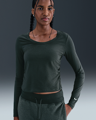 Женские  Nike Sportswear Chill Knit Long-Sleeve Top