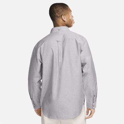 Nike Life Men's Long-Sleeve Oxford Button-Down Shirt