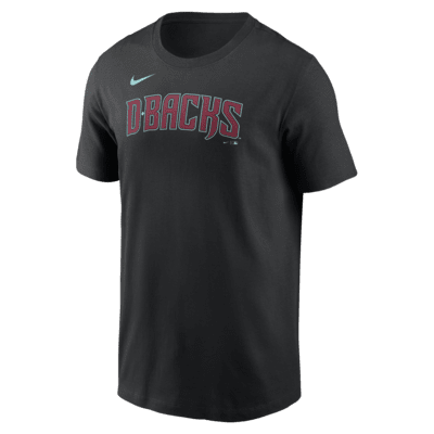 Playera Nike de la MLB para hombre Arizona Diamondbacks Fuse Wordmark