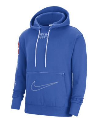 Мужское худи Brooklyn Nets Courtside City Edition Nike NBA Fleece Pullover Hoodie