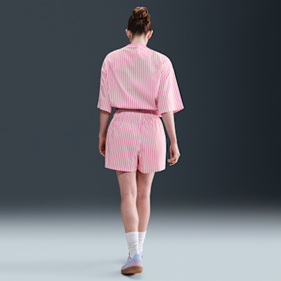 Nike Sportswear Chill Poplin Lockeres Oberteil mit Streifen (Damen)