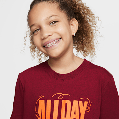 Playera para niños talla grande Nike Sportswear