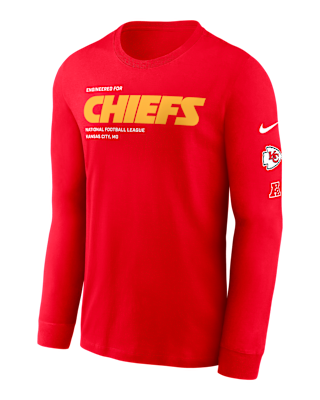 Мужская футболка Kansas City Chiefs Play To Win Essential Nike NFL Long-Sleeve