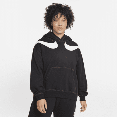 Felpa con cappuccio oversize in fleece Nike Sportswear Swoosh (Plus size) -  Donna. Nike CH