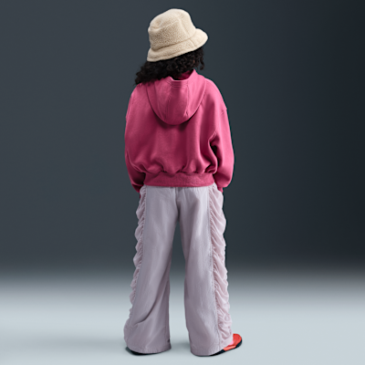 Sudadera con gorro oversized para niña Nike Sportswear Club Fleece