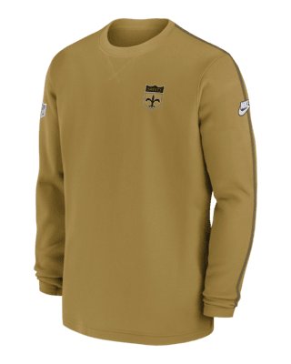 Мужские  New Orleans Saints Logo Coach Men’s Nike NFL Long-Sleeve Top