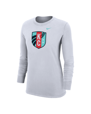 Женская футболка Kansas City Current Nike Soccer Long-Sleeve