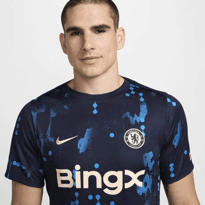 Chelsea FC Academy Pro Samarreta de futbol de màniga curta per a abans del partit Nike Dri-FIT - Home